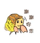 Hermit crab daily life（個別スタンプ：11）