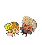 Hermit crab daily life（個別スタンプ：31）