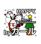 girl's Christmas tweet.（個別スタンプ：6）