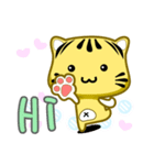 Cute striped cat. CAT142（個別スタンプ：2）