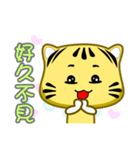 Cute striped cat. CAT142（個別スタンプ：18）