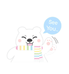 Cloudy and Rainbow Bear（個別スタンプ：24）