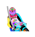Moto Race Rainbow-colored Riders 31 @04（個別スタンプ：5）