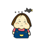 chubby girl with Hanging cheek（個別スタンプ：29）