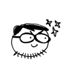 Glasses man jaa（個別スタンプ：3）