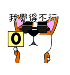 Thick eyebrows corgi's daily life（個別スタンプ：15）