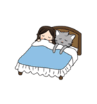 my cat ＆ me（個別スタンプ：12）