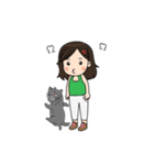 my cat ＆ me（個別スタンプ：15）