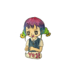 Colorful teenager（個別スタンプ：14）