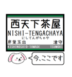 私鉄の高野線 汐見橋線 今この駅だよ！（個別スタンプ：21）