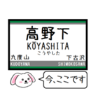 私鉄の高野線,高野ケーブル 今この駅だよ！（個別スタンプ：17）