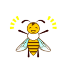 動く！！蜜蜂-ミツバチ-のスタンプ(文字なし)（個別スタンプ：6）
