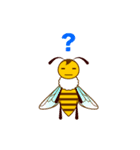 動く！！蜜蜂-ミツバチ-のスタンプ(文字なし)（個別スタンプ：14）