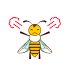 動く！！蜜蜂-ミツバチ-のスタンプ(文字なし)（個別スタンプ：20）