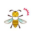 動く！！蜜蜂-ミツバチ-のスタンプ(文字なし)（個別スタンプ：23）