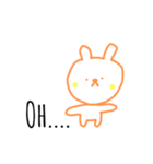 a dull bunny（個別スタンプ：5）