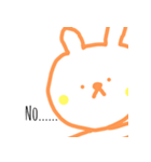 a dull bunny（個別スタンプ：6）