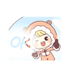 Woolie Cute Girl In A Snowglobe（個別スタンプ：8）