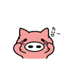 White nose pigs2（個別スタンプ：6）