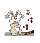 Funny rabbit - Internet language（個別スタンプ：11）