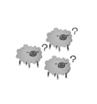 ひつじの無言のアピール（個別スタンプ：6）