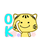 Cute striped cat. CAT148（個別スタンプ：17）