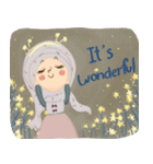 Twinkle little hijab : Eng Ver.（個別スタンプ：5）