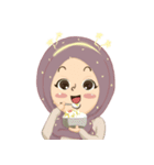 Twinkle little hijab : Eng Ver.（個別スタンプ：11）