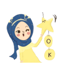 Twinkle little hijab : Eng Ver.（個別スタンプ：15）