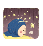 Twinkle little hijab : Eng Ver.（個別スタンプ：16）