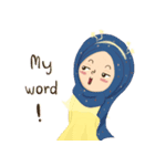 Twinkle little hijab : Eng Ver.（個別スタンプ：38）