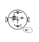 circuit symbol sticker（個別スタンプ：9）