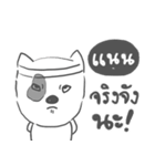 nan dog face（個別スタンプ：35）