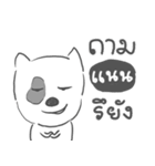 nan dog face（個別スタンプ：38）