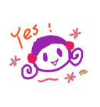 A Purple Girl World（個別スタンプ：19）