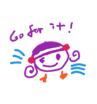 A Purple Girl World（個別スタンプ：36）