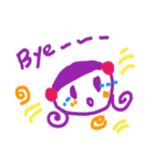 A Purple Girl World（個別スタンプ：40）