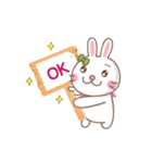 Yuki : Cute Buyer Rabbit（個別スタンプ：4）