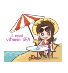 Vivian, work-life balance！（個別スタンプ：26）