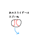 高校野球児の会話用スタンプ（個別スタンプ：3）