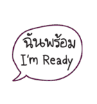 Handwriting Thai-English (SET2)（個別スタンプ：11）