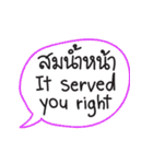 Handwriting Thai-English (SET2)（個別スタンプ：27）