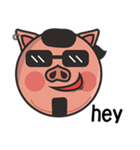 Funny pig pig life（個別スタンプ：12）