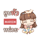 MARIEM judy free day e（個別スタンプ：9）