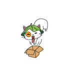 Introverted White Cat（個別スタンプ：13）