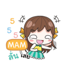 MAM melon goofy girl e（個別スタンプ：8）