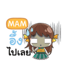 MAM melon goofy girl e（個別スタンプ：32）