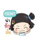 FRONT mooming e（個別スタンプ：32）