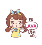 LAVA nudee officegirl e（個別スタンプ：4）