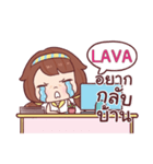 LAVA nudee officegirl e（個別スタンプ：26）